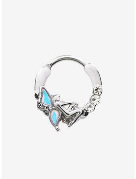 Steel Silver Fairy Hinged Segment Ring, , hi-res
