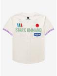 Our Universe Disney Pixar Toy Story Buzz Lightyear Star Command Baseball Jersey - BoxLunch Exclusive, IVORY, hi-res
