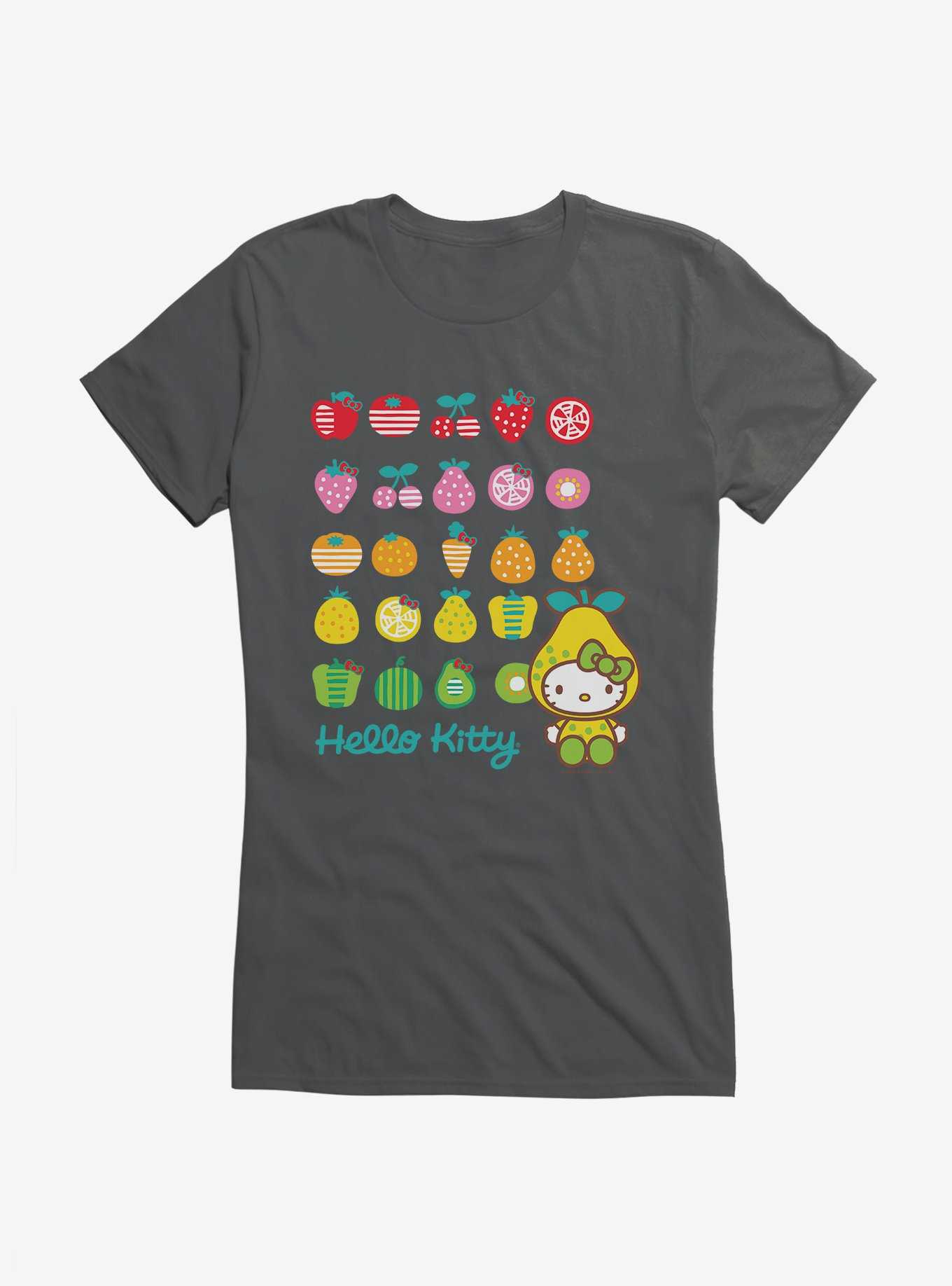 Hello Kitty Five A Day Healthy Logo Girls T-Shirt, , hi-res