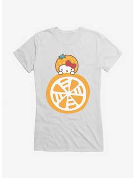 Hello Kitty Five A Day Litlle Slice of Orange Girls T-Shirt, , hi-res