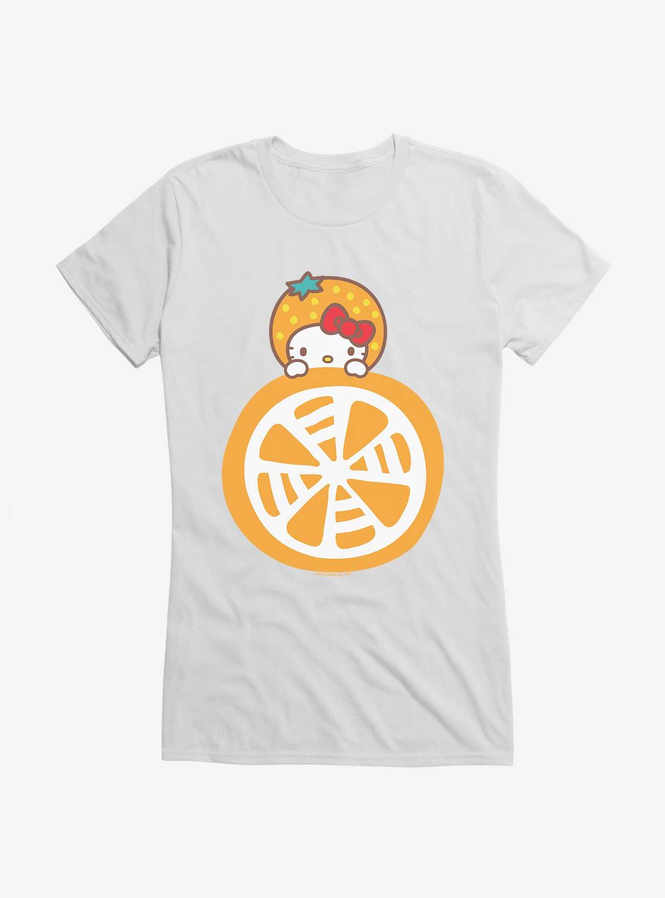 Hello Kitty Five A Day Litlle Slice of Orange Girls T-Shirt, , hi-res