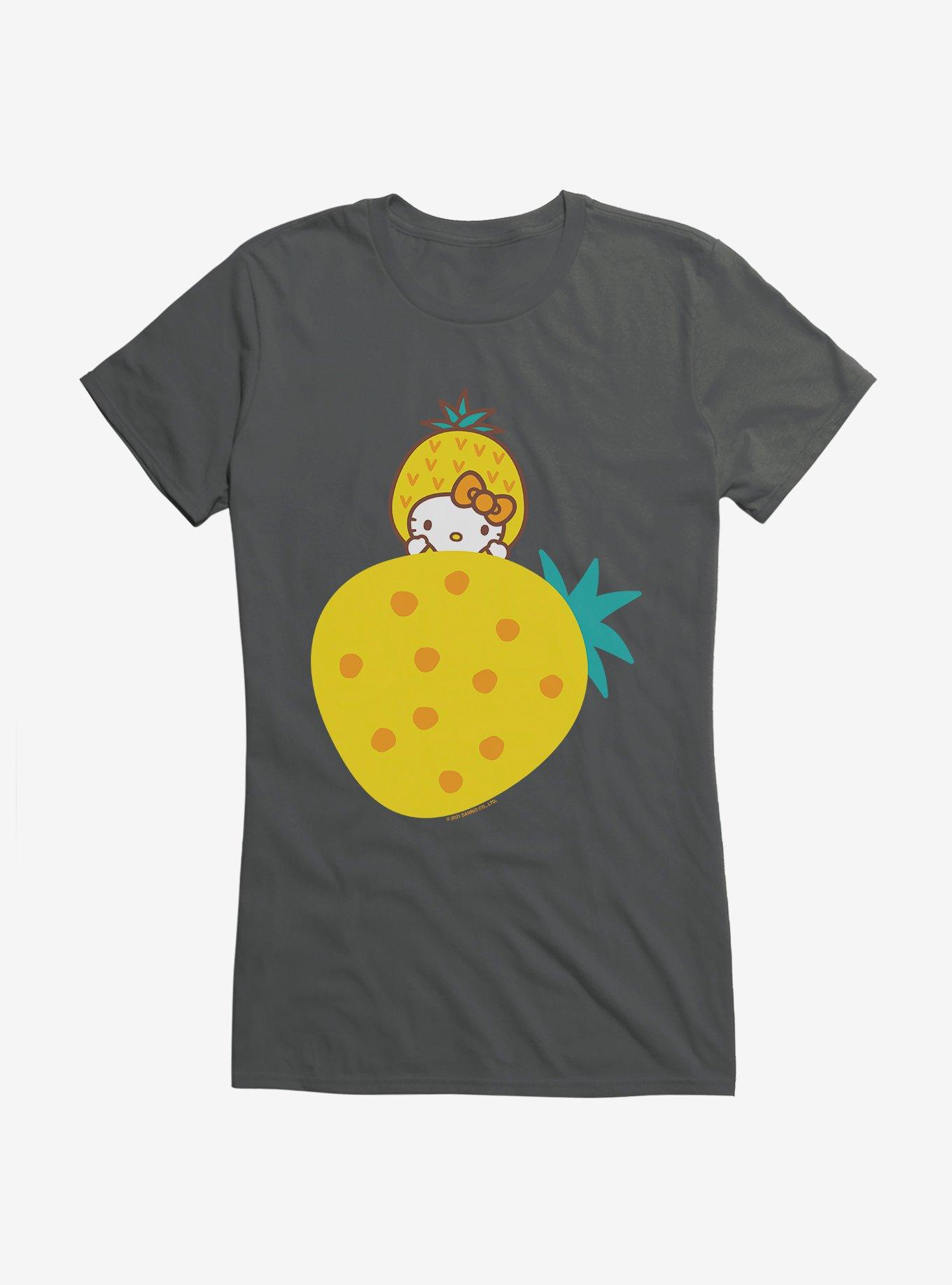 Hello Kitty Five A Day Rising Pineapple Girls T-Shirt, , hi-res