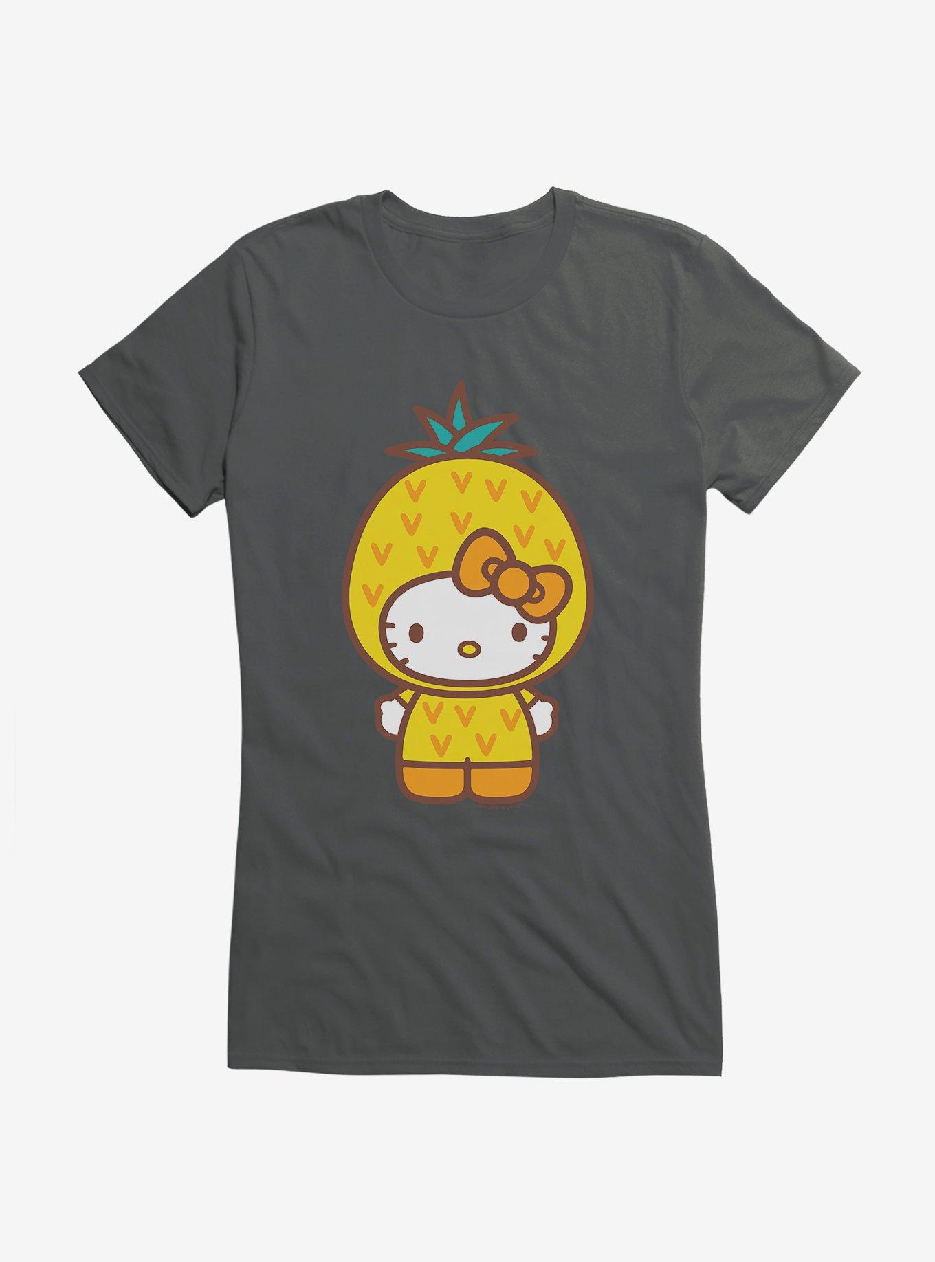 Hello Kitty Five A Day Wise Pineapple Girls T-Shirt
