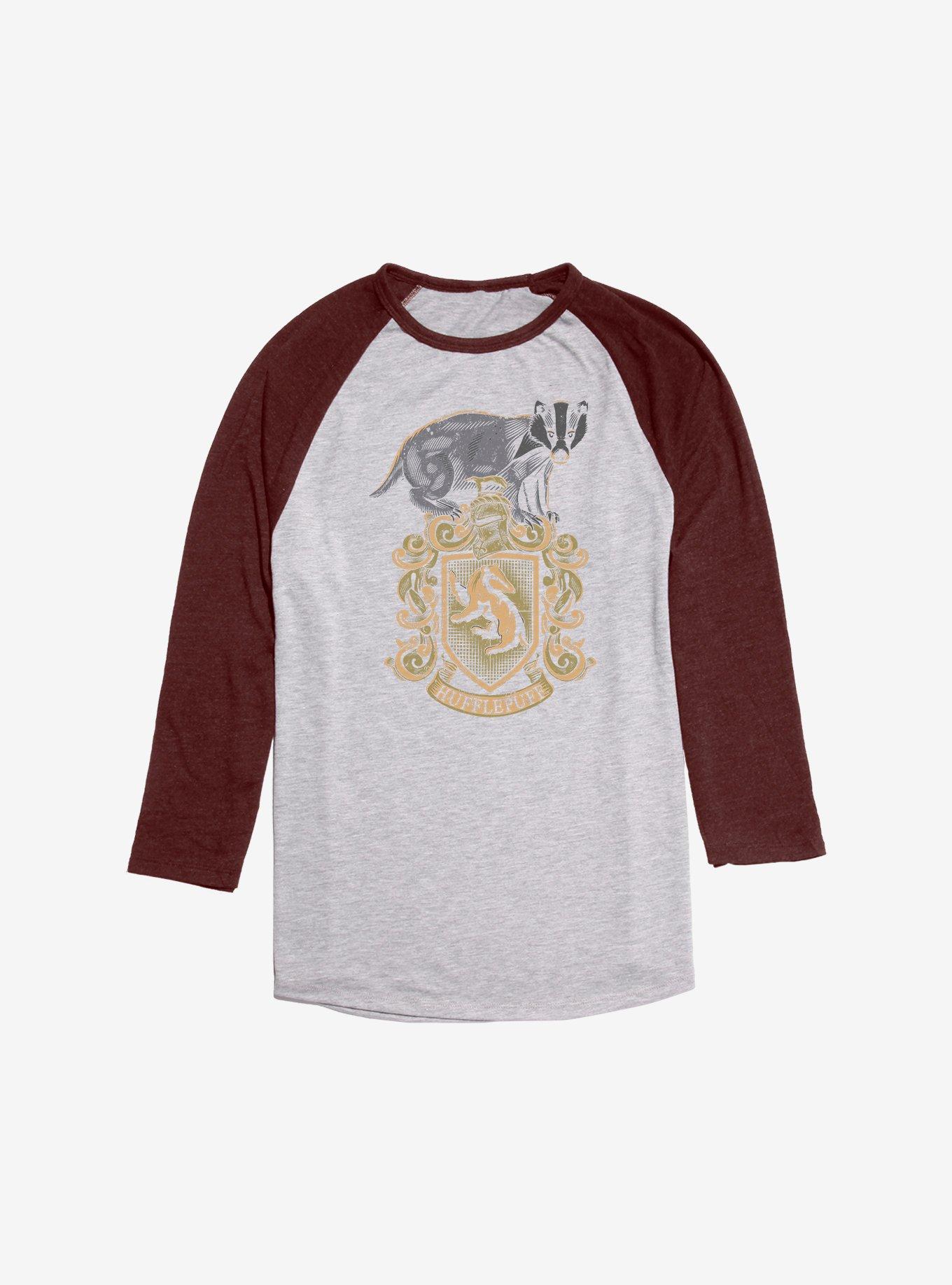 Harry Potter Hufflepuff Emblem Raglan, , hi-res