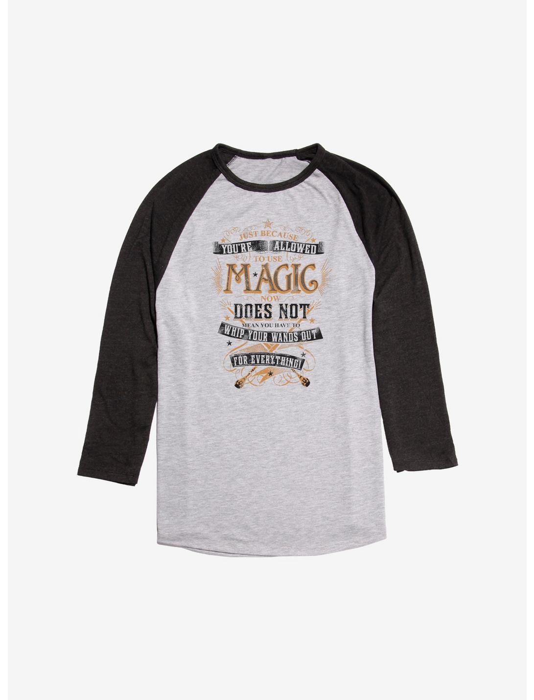 Harry Potter Be Better Raglan, Ath Heather With Black, hi-res