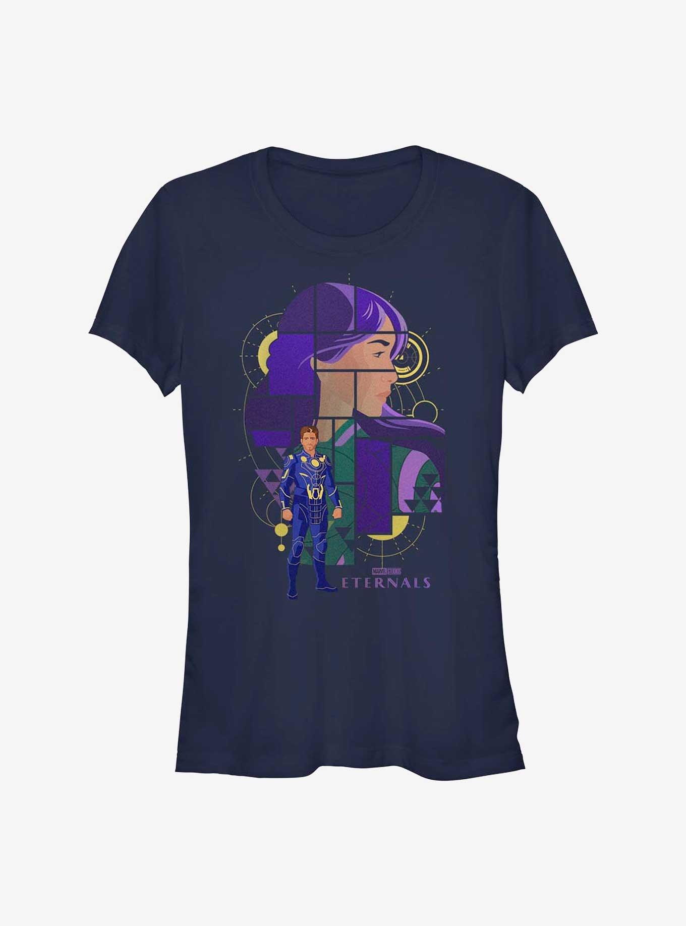 Marvel Eternals Eternal Collage Girls T-Shirt, NAVY, hi-res