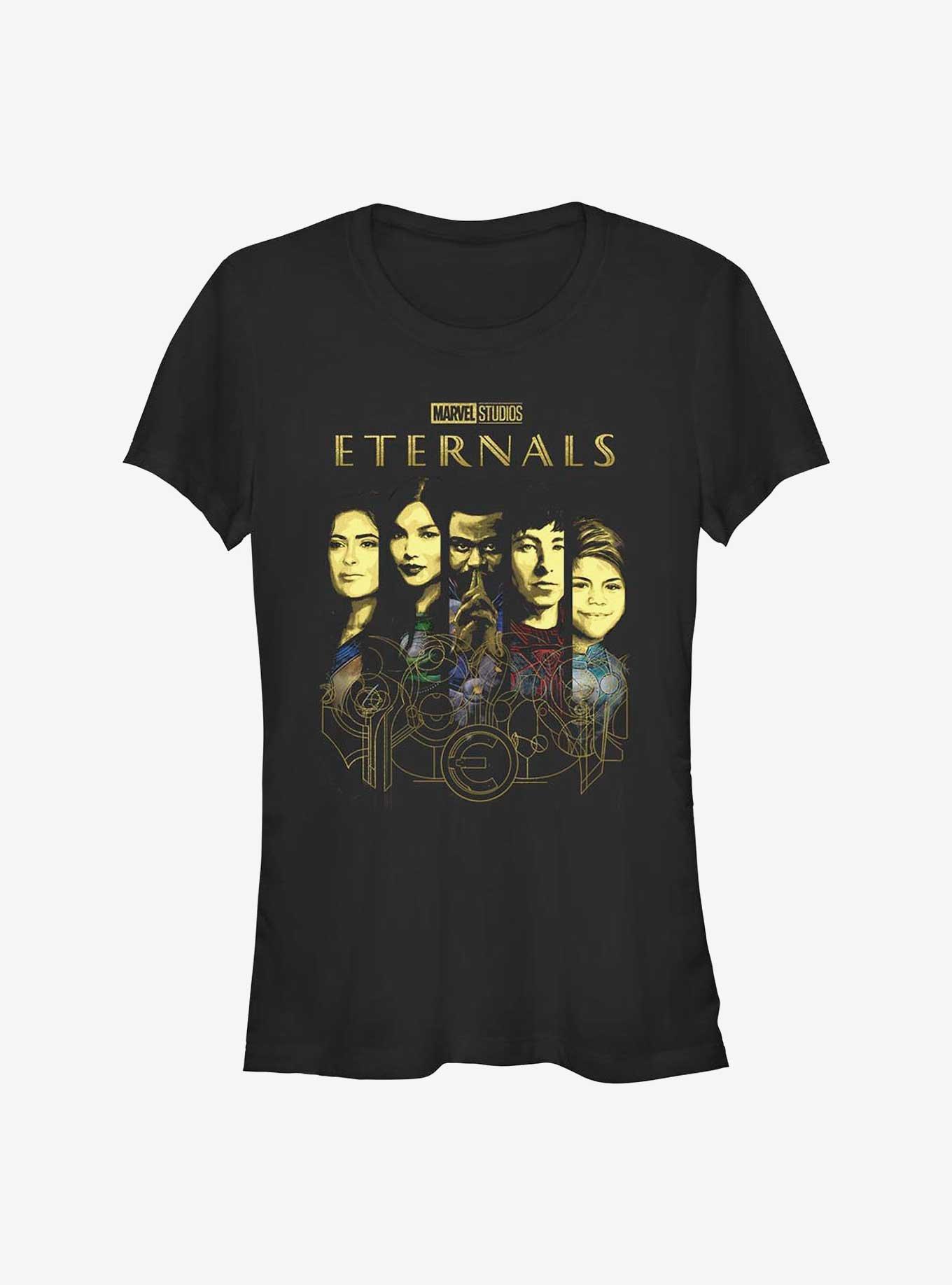 Marvel Eternals Eternally Sliced Girls T-Shirt, BLACK, hi-res