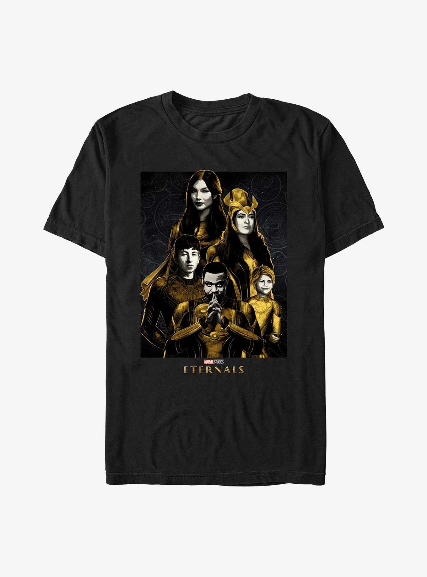 Marvel Eternals Eternally Thinking T-Shirt, BLACK, hi-res