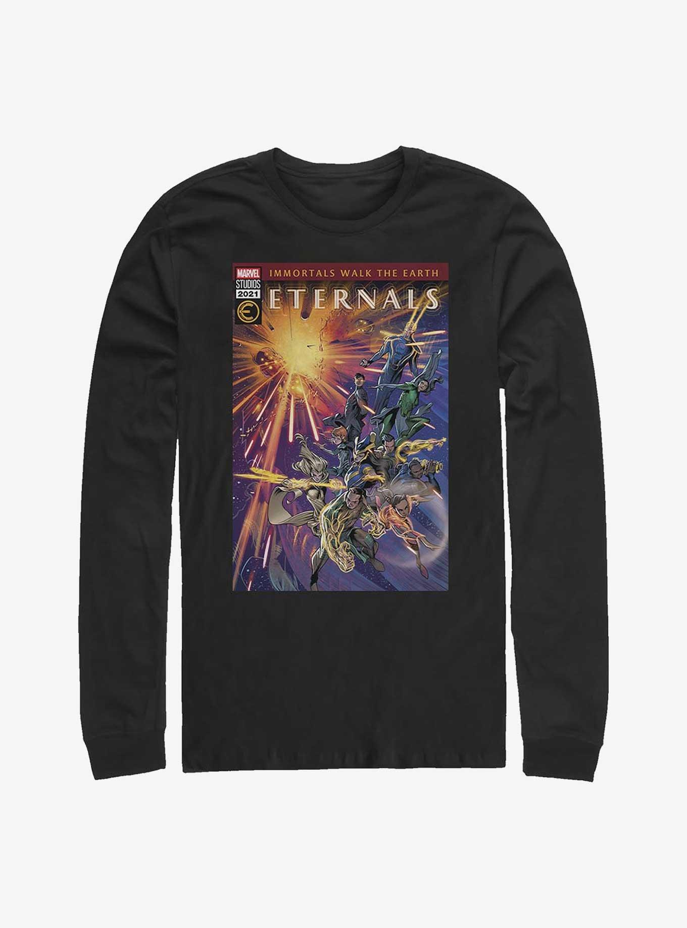 Marvel Eternals Eternals Issue Long-Sleeve T-Shirt, BLACK, hi-res