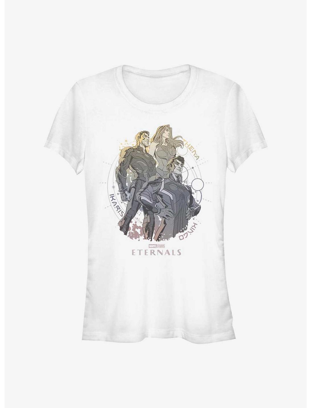 Marvel Eternals Immortals Walking Earth Girls T-Shirt, WHITE, hi-res