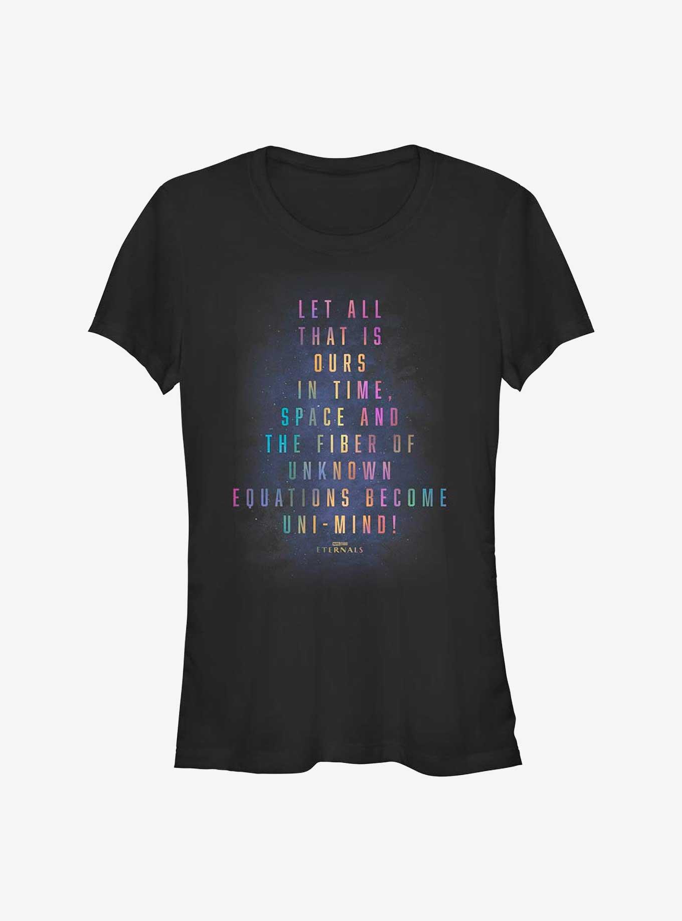 Marvel Eternals Our Oath Girls T-Shirt - BLACK | Hot Topic