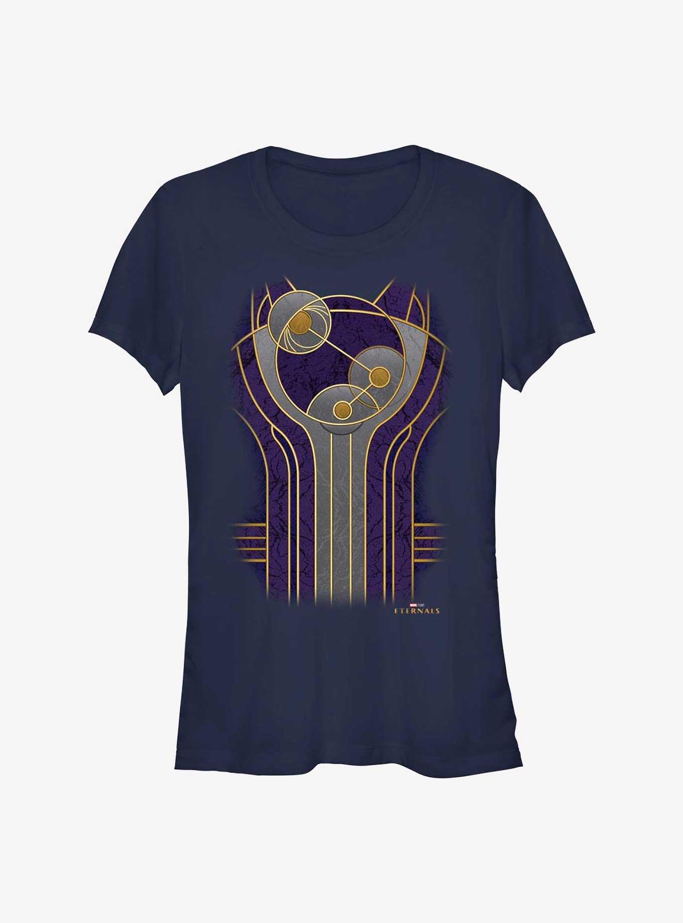 Marvel Eternals Phastos Costume Shirt Girls T-Shirt, NAVY, hi-res