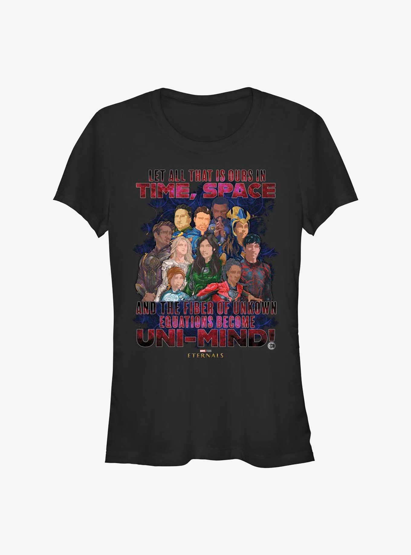 Marvel Eternals Unknown Equations Girls T-Shirt, BLACK, hi-res