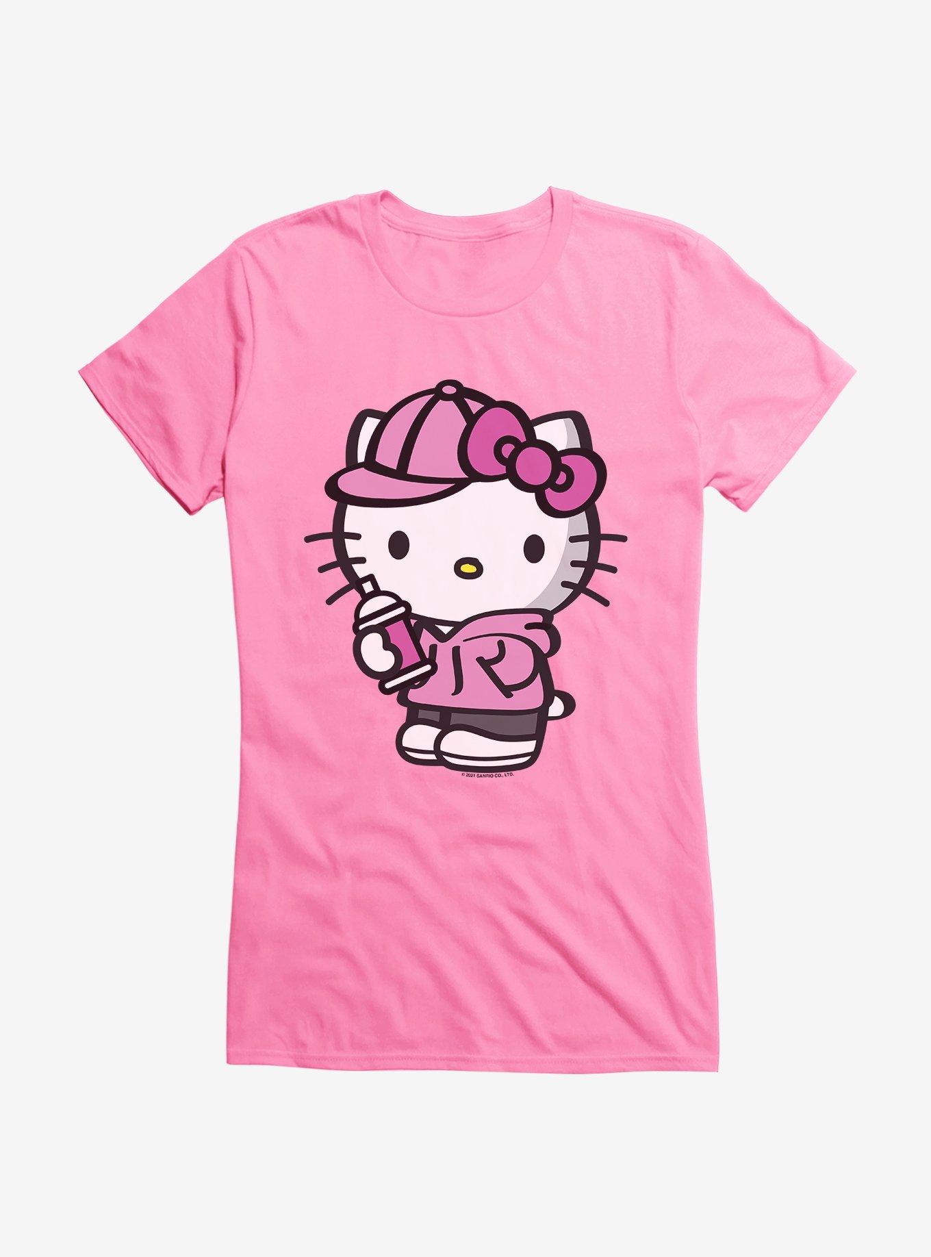 Hello Kitty Pink Front  Girls T-Shirt, , hi-res