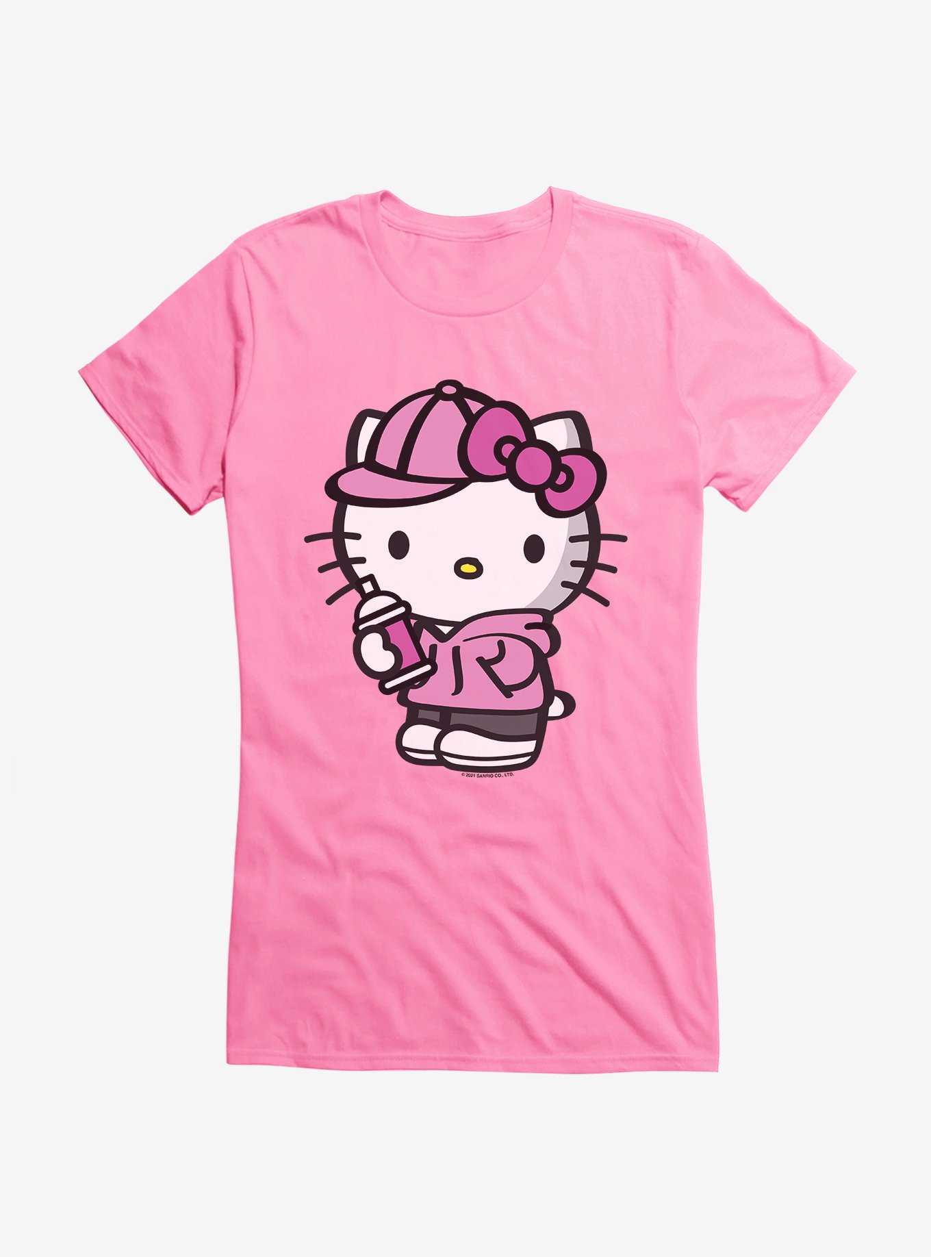 Hello Kitty Pink Front  Girls T-Shirt, , hi-res