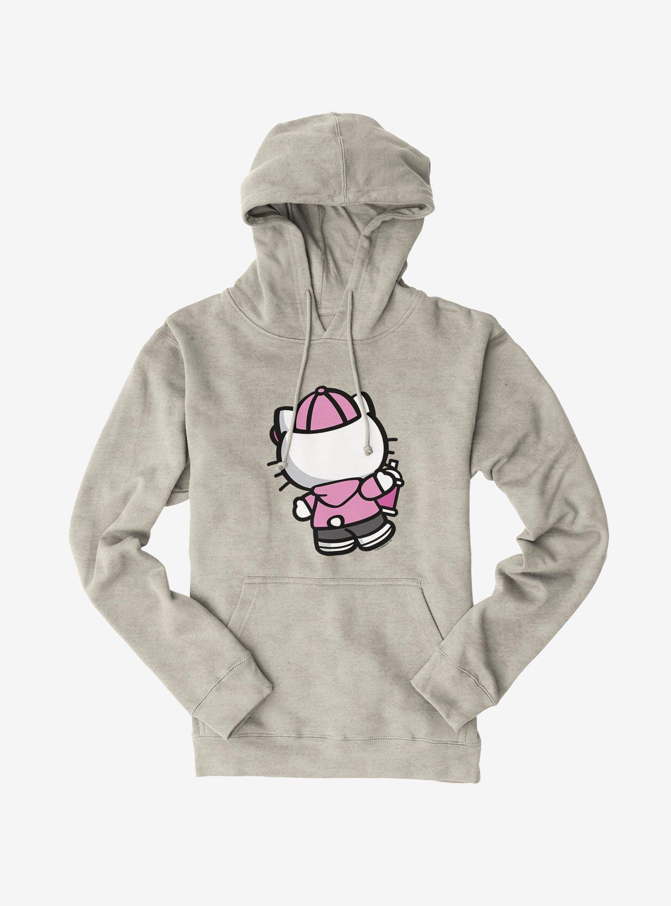 Hello kitty hoodie pink hot sale