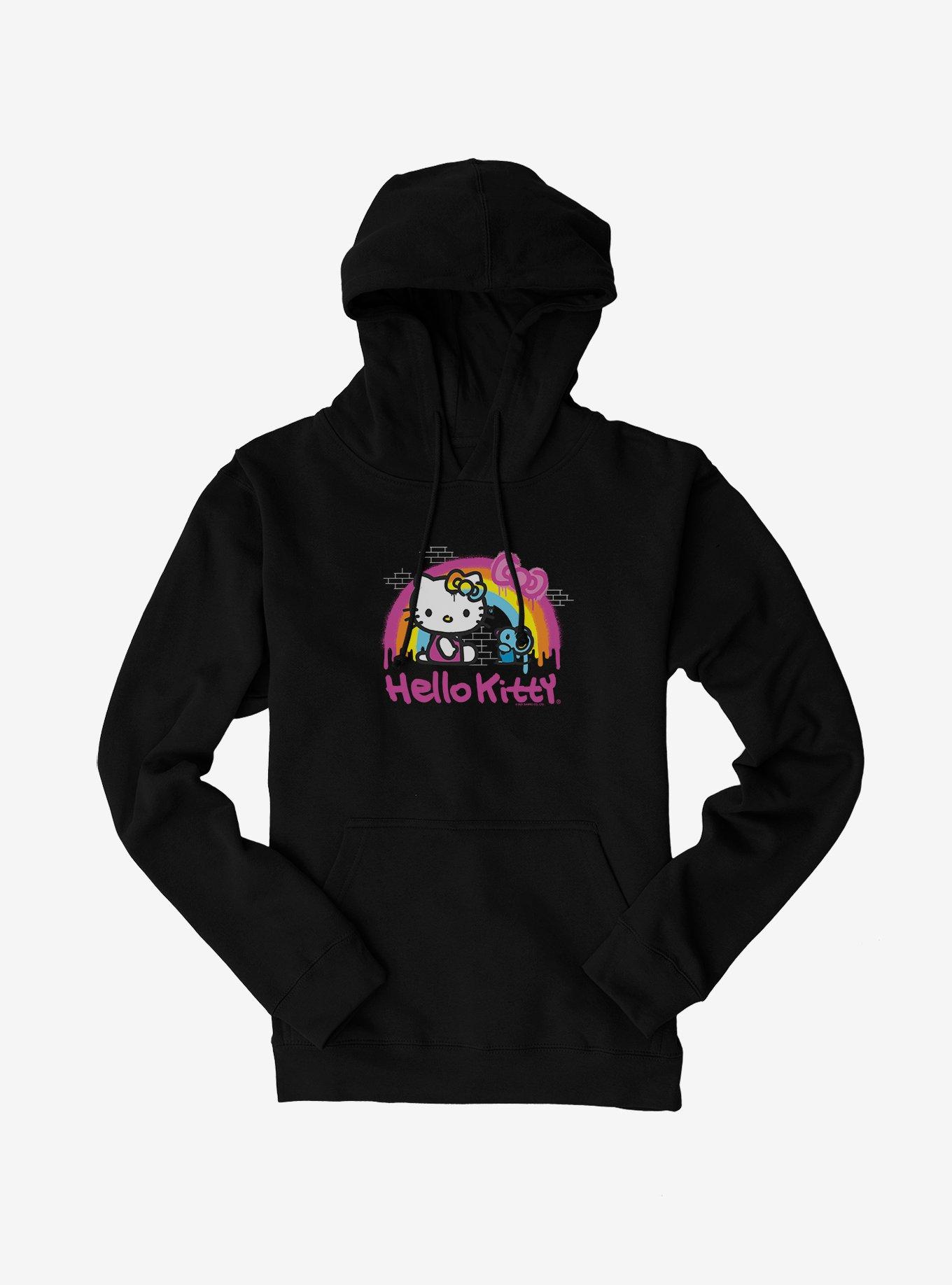 Hello Kitty Rainbow Graffiti Hoodie, , hi-res