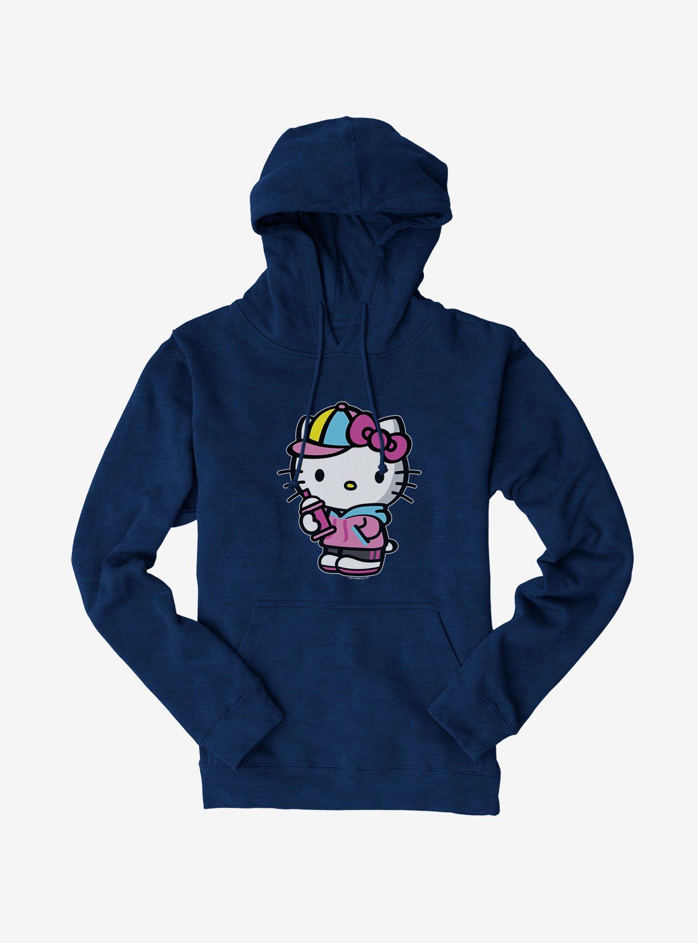 Hello Kitty Spray Can Front Hoodie