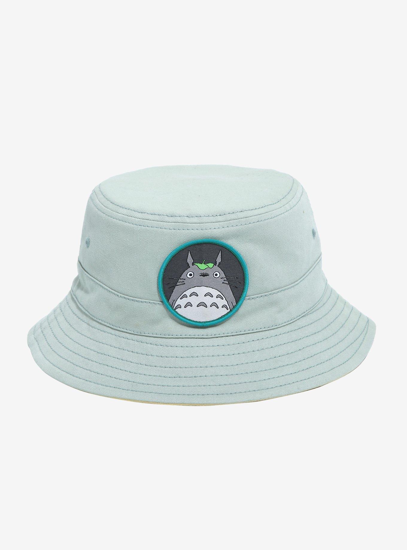 Studio Ghibli My Neighbor Totoro Catbus & Totoro Reversible Bucket Hat ...