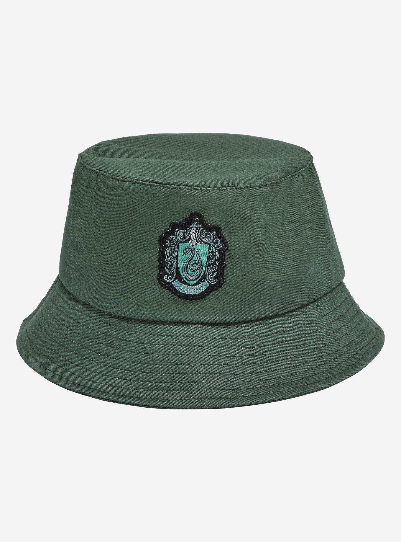 Harry Potter Slytherin Crest Bucket Hat - BoxLunch Exclusive, , hi-res