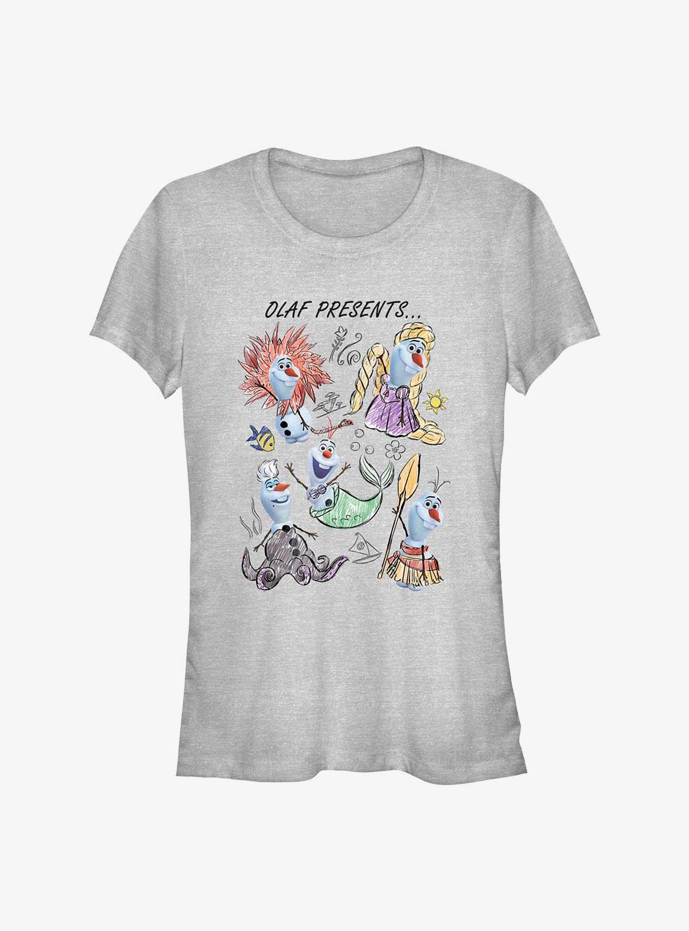 Disney Olaf Presents Outfit Group Girls T-Shirt, ATH HTR, hi-res
