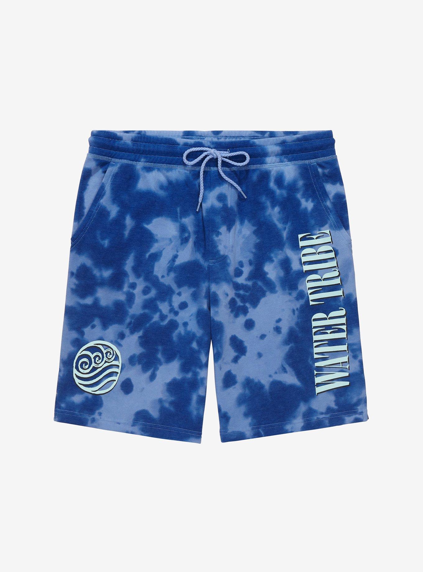 ハーフ・ショートパンツ LMC NYLON TIE DYE TEAM SHORTS blue 0LM23SHP106BLU Avatar: The Last Airbender Water Tribe Tie-Dye Shorts
