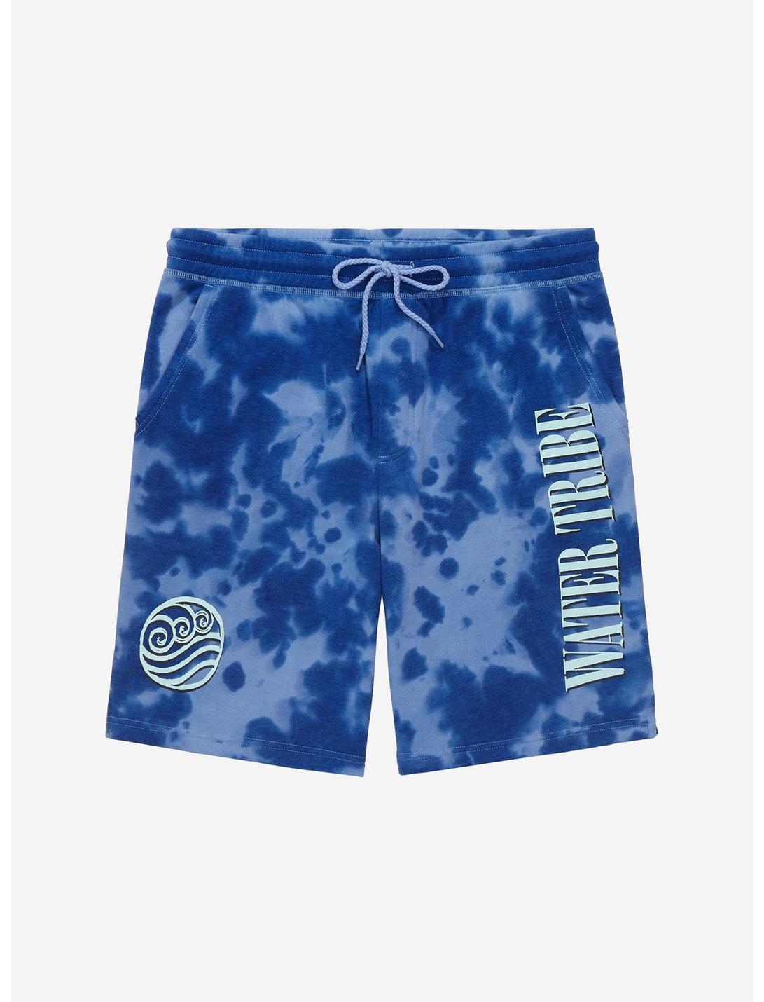 Avatar: The Last Airbender Water Tribe Tie-Dye Shorts - BoxLunch Exclusive, MULTI, hi-res