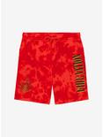 Avatar: The Last Airbender Fire Nation Tie-Dye Shorts - BoxLunch Exclusive, MULTI, hi-res