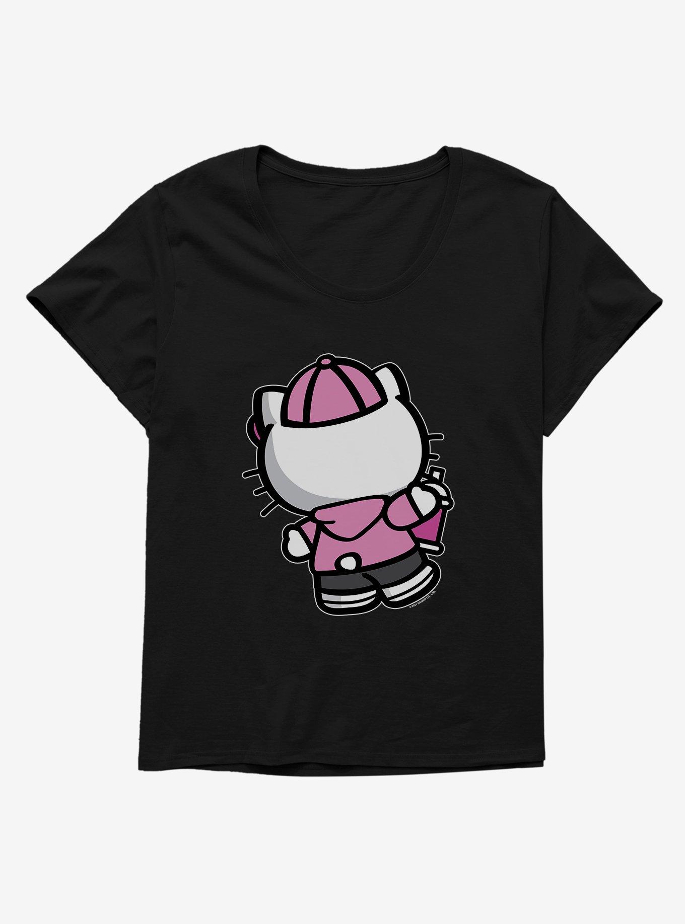Hello Kitty Pink Back Girls T-Shirt Plus Size, , hi-res