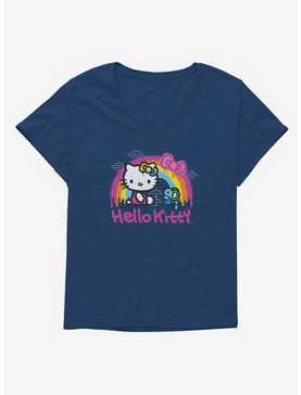 Hello Kitty Rainbow Graffiti Girls T-Shirt Plus Size, , hi-res