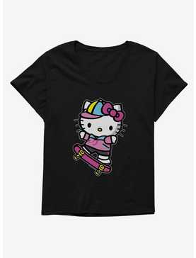 Hello Kitty Skateboard Girls T-Shirt Plus Size, , hi-res