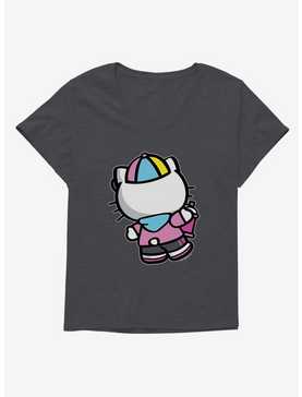 Hello Kitty Spray Can Back Girls T-Shirt Plus Size, , hi-res