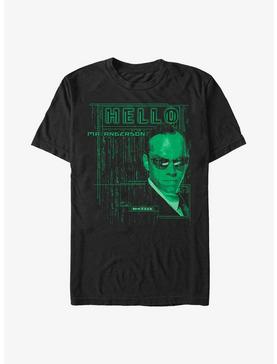 The Matrix Agent Smith Hello T-Shirt, , hi-res