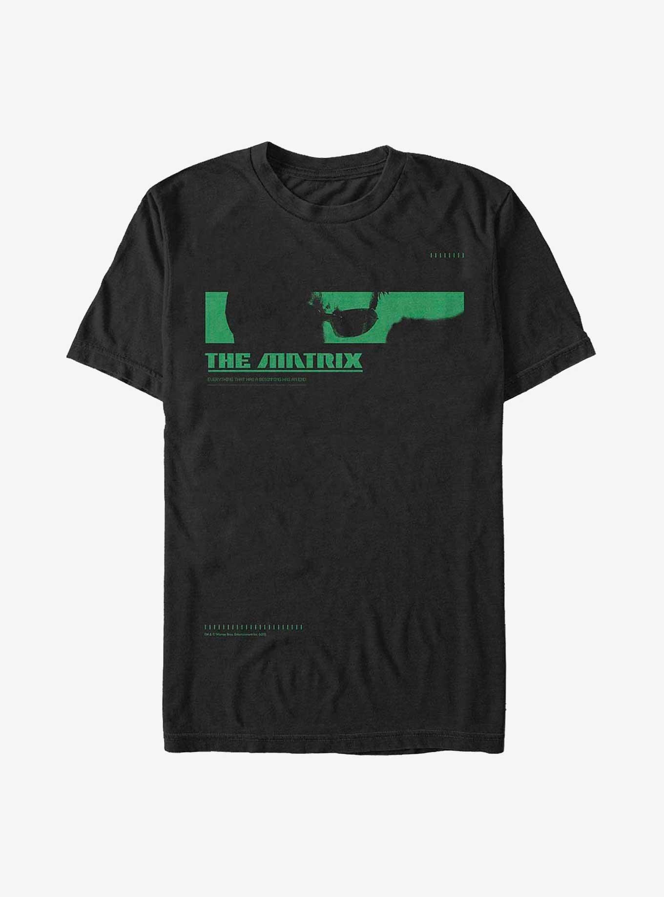 The Matrix Close T-Shirt, BLACK, hi-res