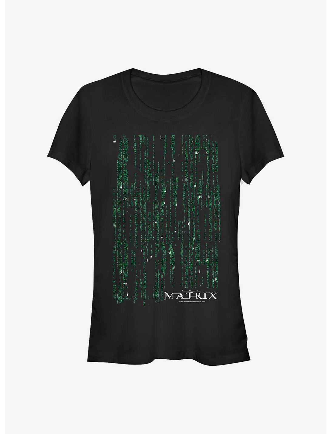 The Matrix Encyrpted Girls T-Shirt, BLACK, hi-res