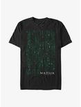 The Matrix Encyrpted T-Shirt, BLACK, hi-res