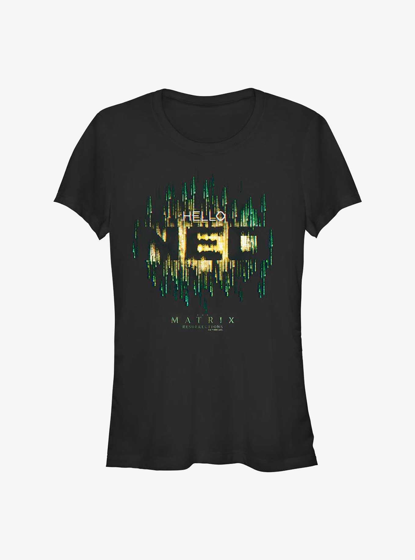 The Matrix Hello Neo Girls T-Shirt, , hi-res