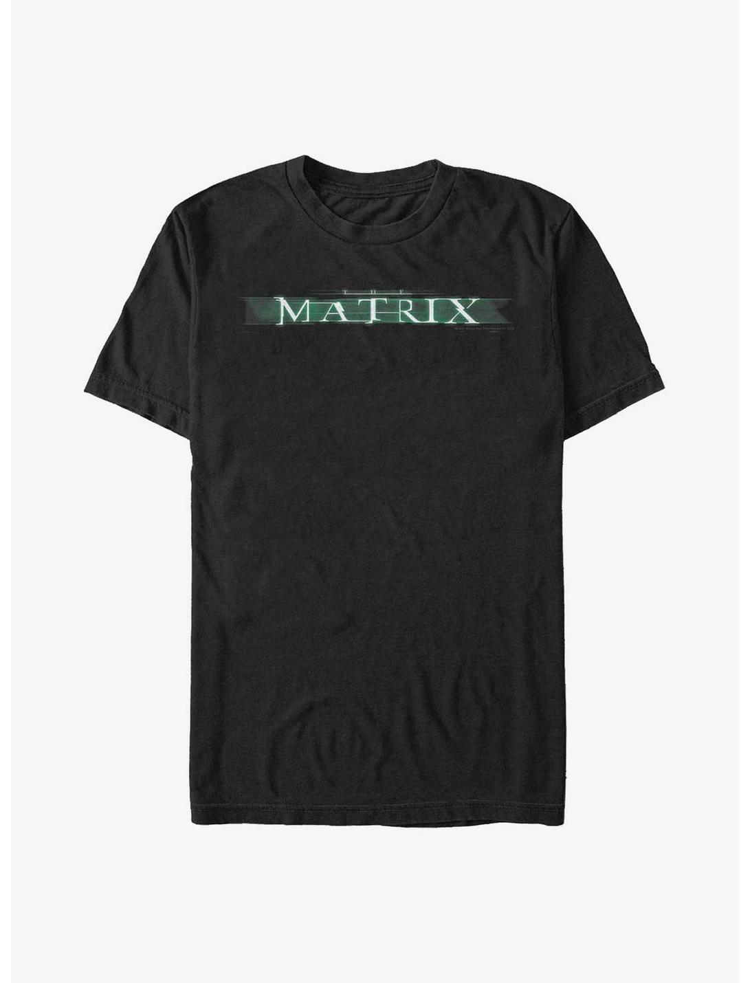 The Matrix Matrix Basic Logo T-Shirt, BLACK, hi-res