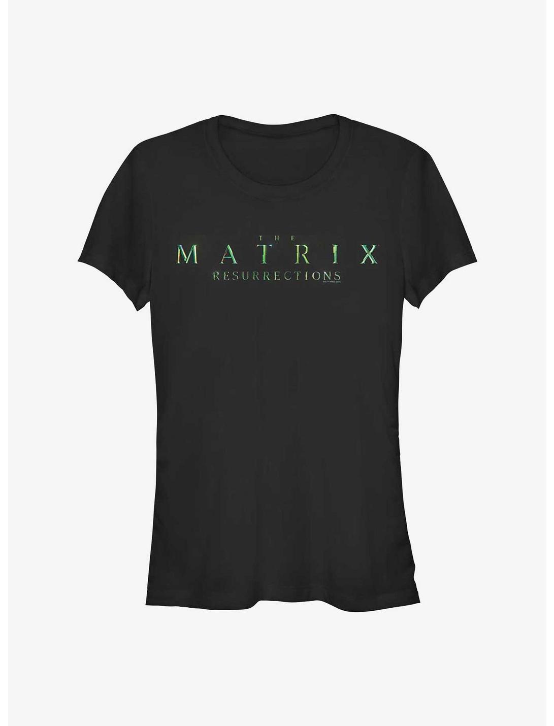 The Matrix Matrix Four Logo Girls T-Shirt, BLACK, hi-res