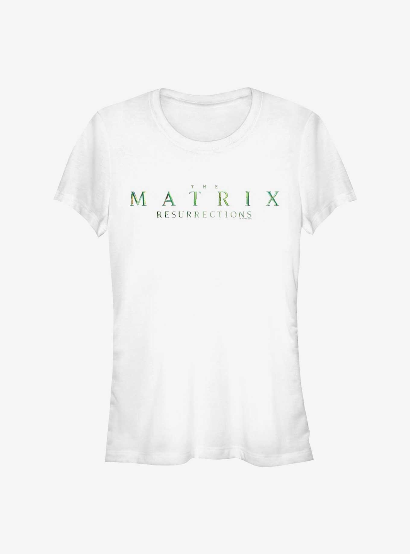 The Matrix Matrix Four Logo Girls T-Shirt, WHITE, hi-res