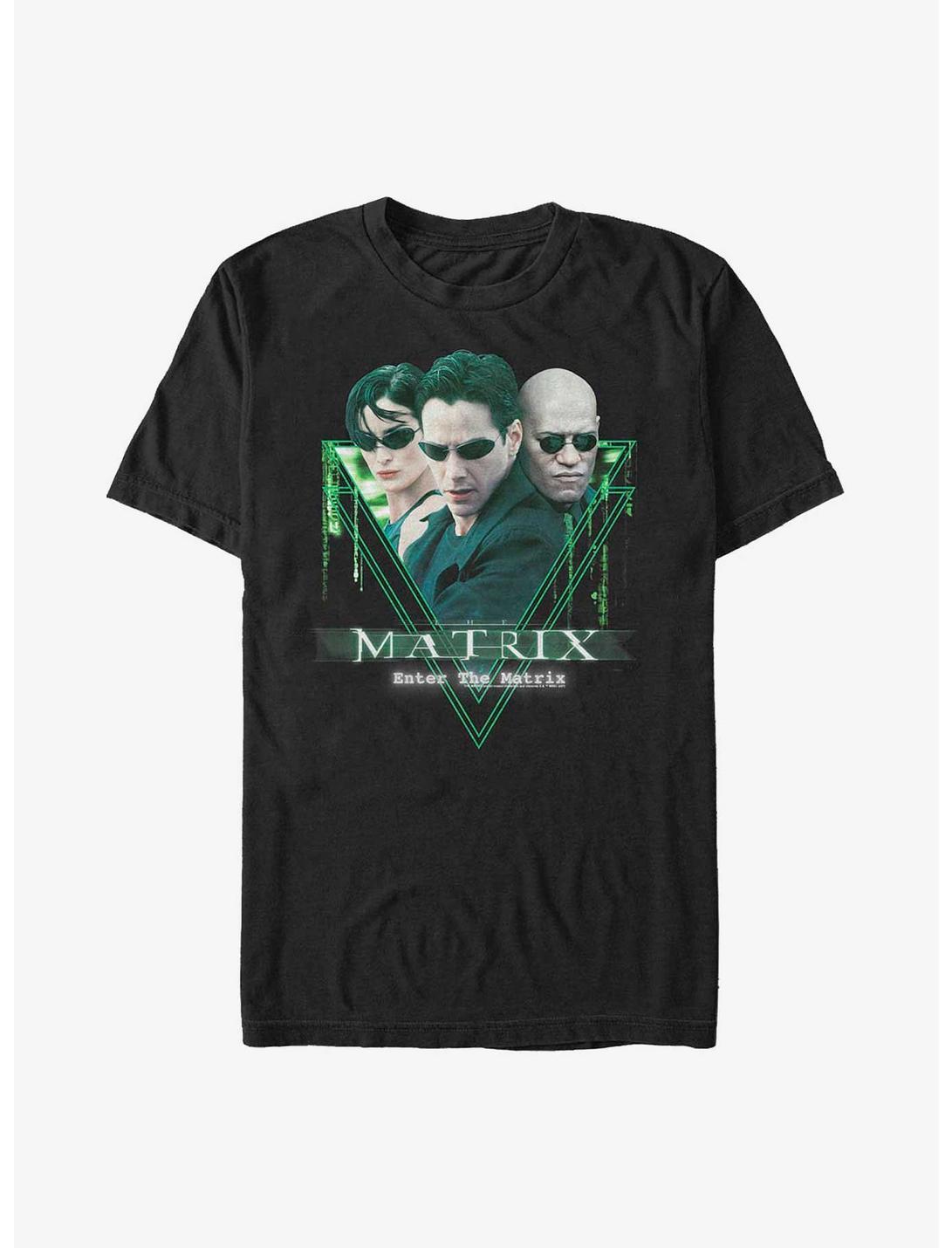 The Matrix Matrix Triangle T-Shirt, BLACK, hi-res