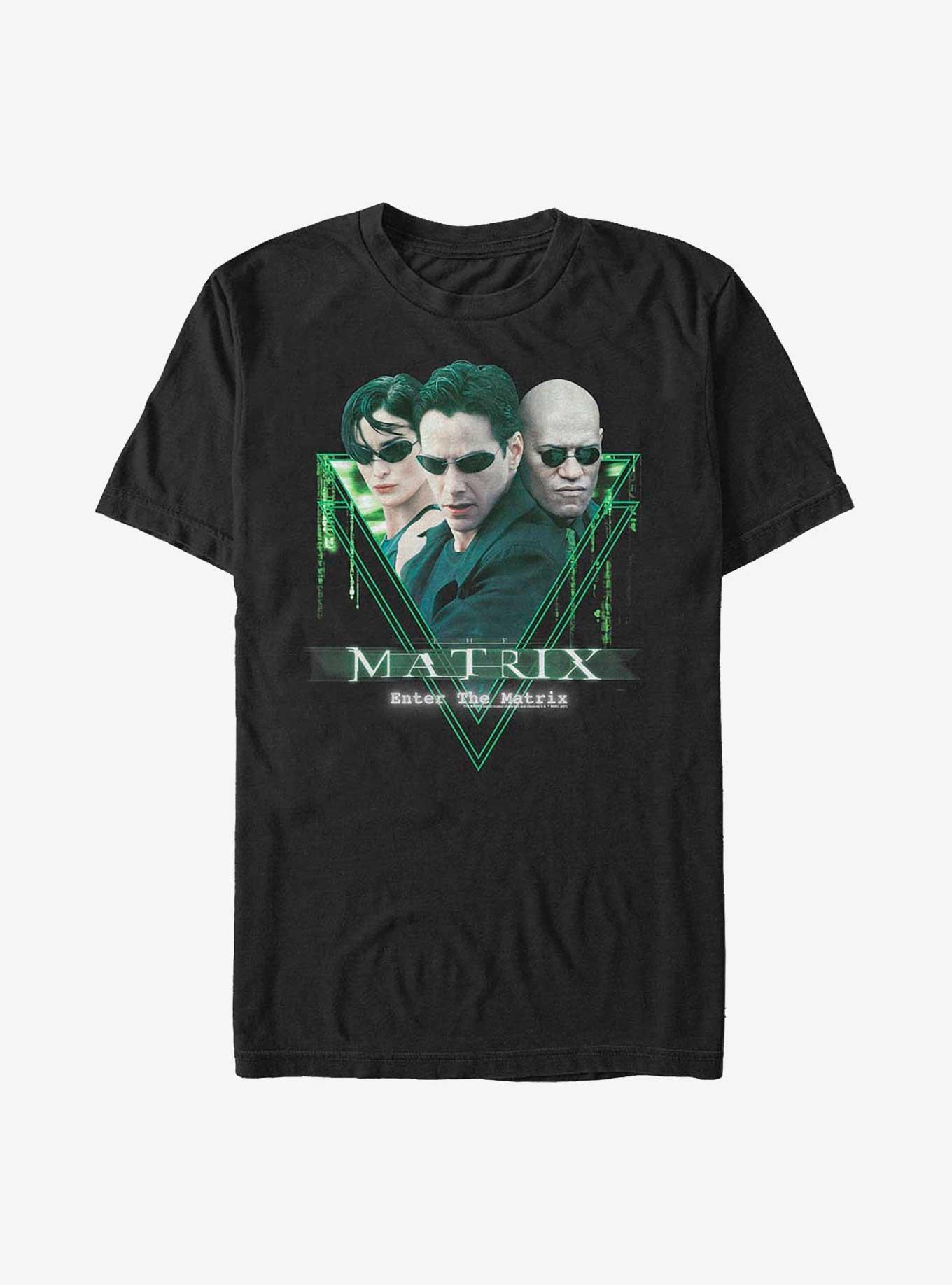 The Matrix Matrix Triangle T-Shirt, BLACK, hi-res