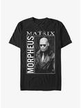The Matrix Morpheus Hero Shot T-Shirt, BLACK, hi-res