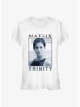 The Matrix Trinity Hero Shot Girls T-Shirt, WHITE, hi-res