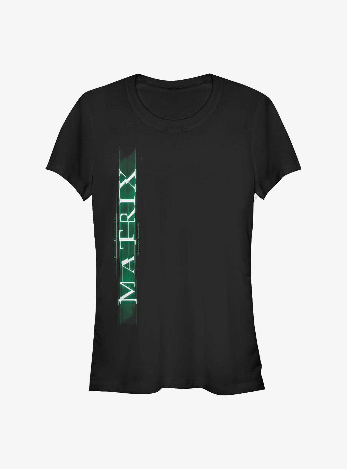 The Matrix Vertical Full Color Girls T-Shirt, BLACK, hi-res