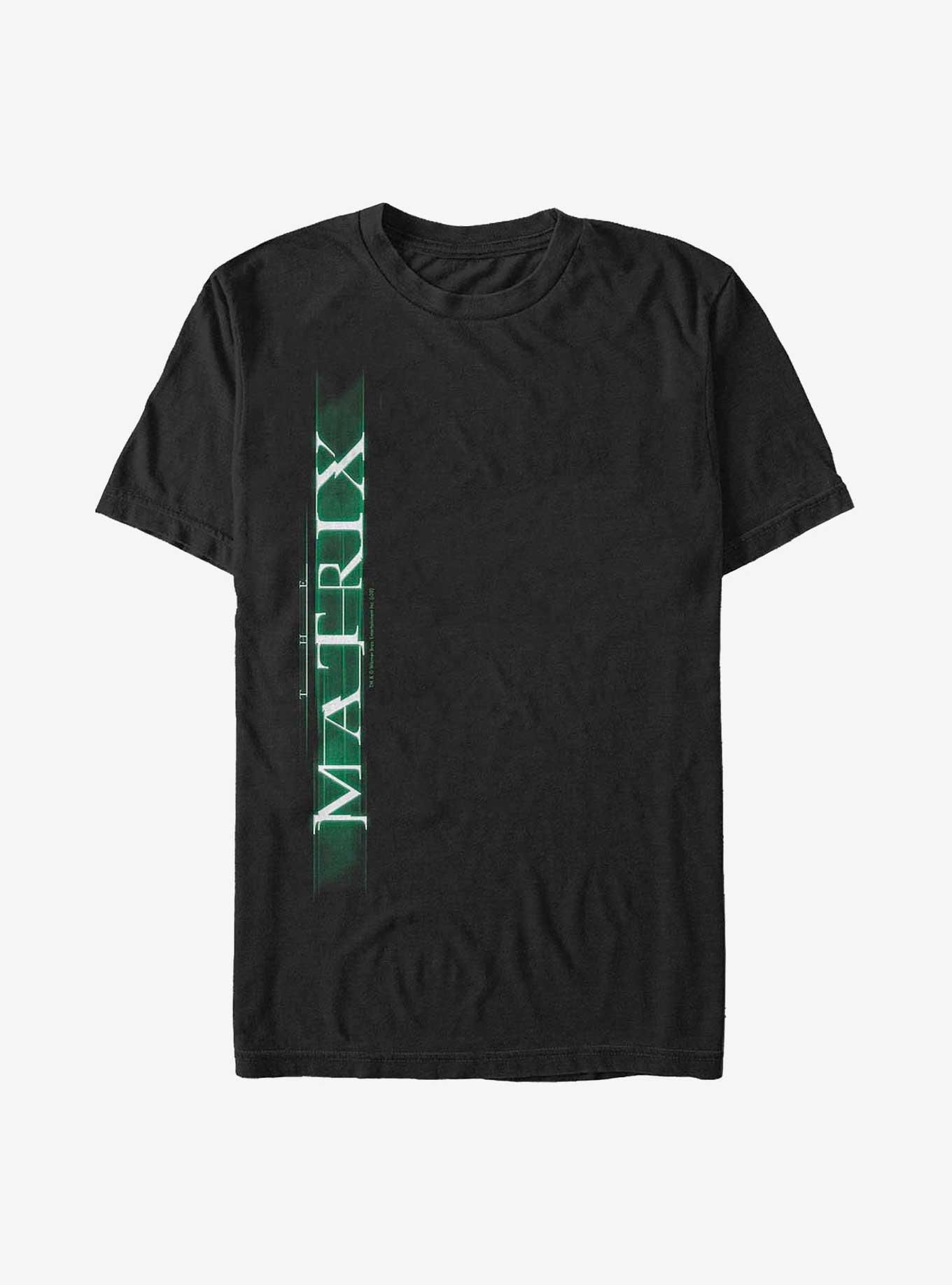 The Matrix Vertical Full Color T-Shirt, BLACK, hi-res