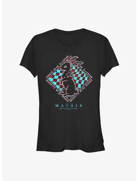 The Matrix White Rabbit Girls T-Shirt, BLACK, hi-res