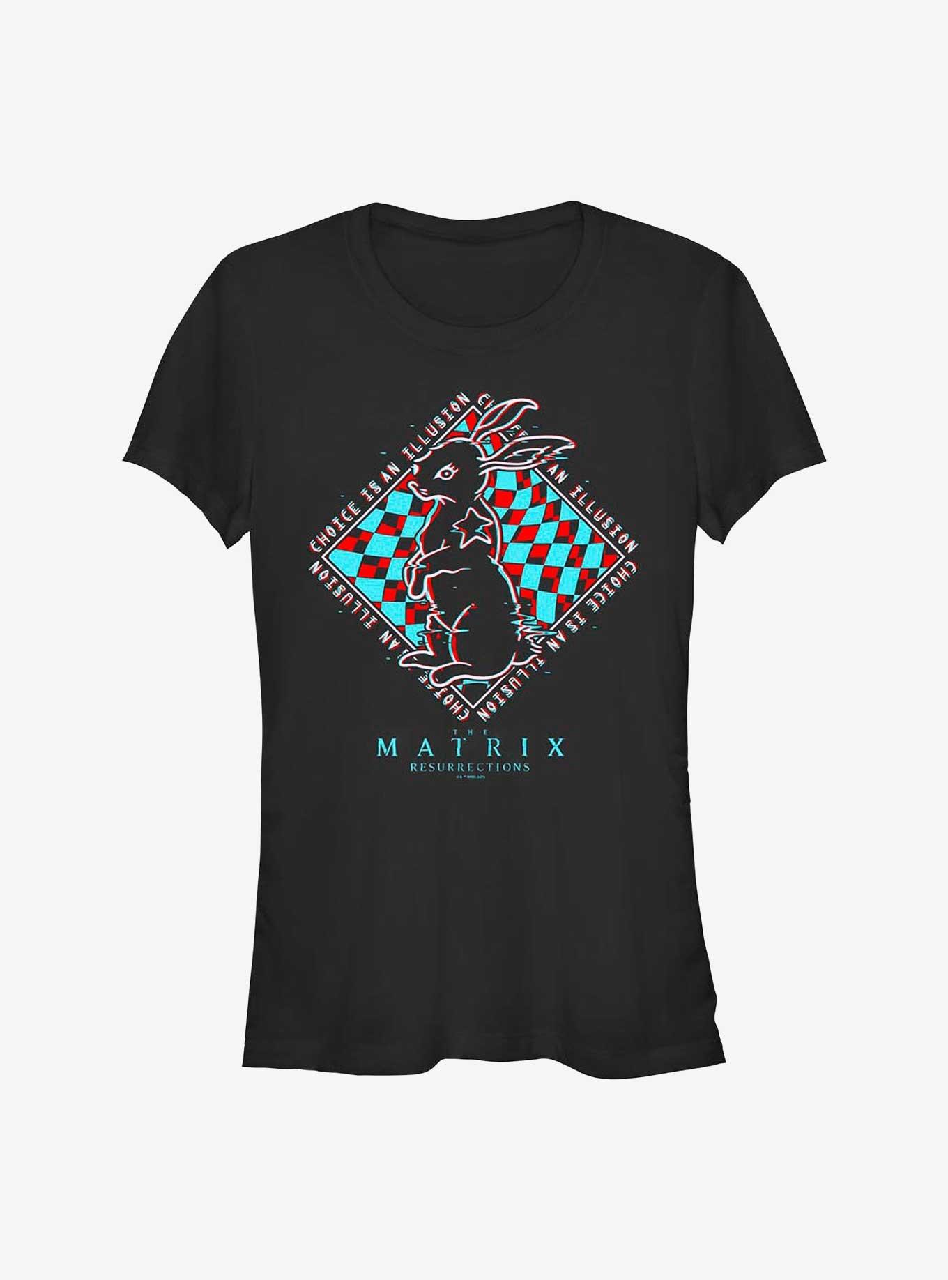 The Matrix White Rabbit Girls T-Shirt, BLACK, hi-res