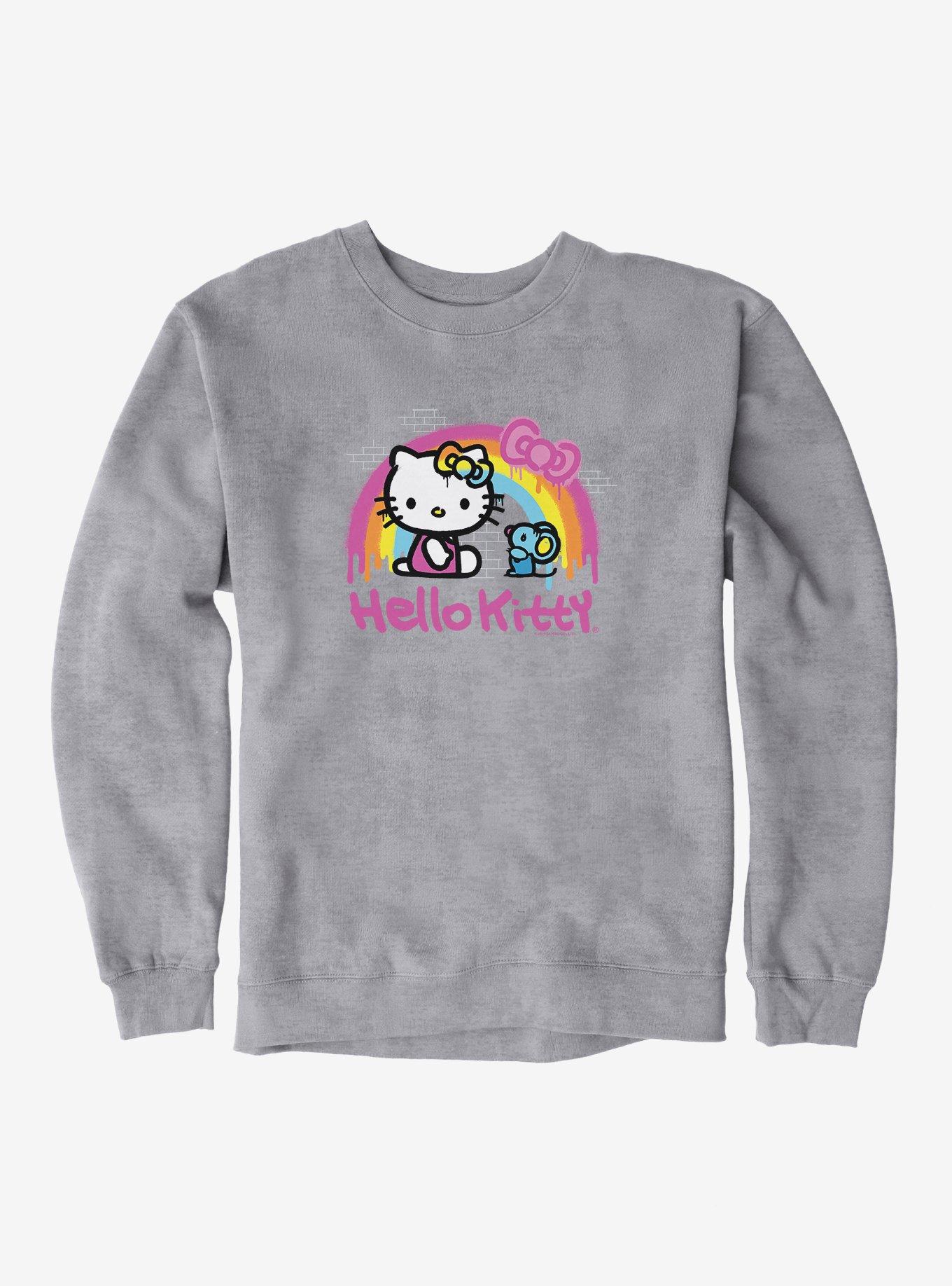 Hello Kitty Rainbow Graffiti Sweatshirt, , hi-res