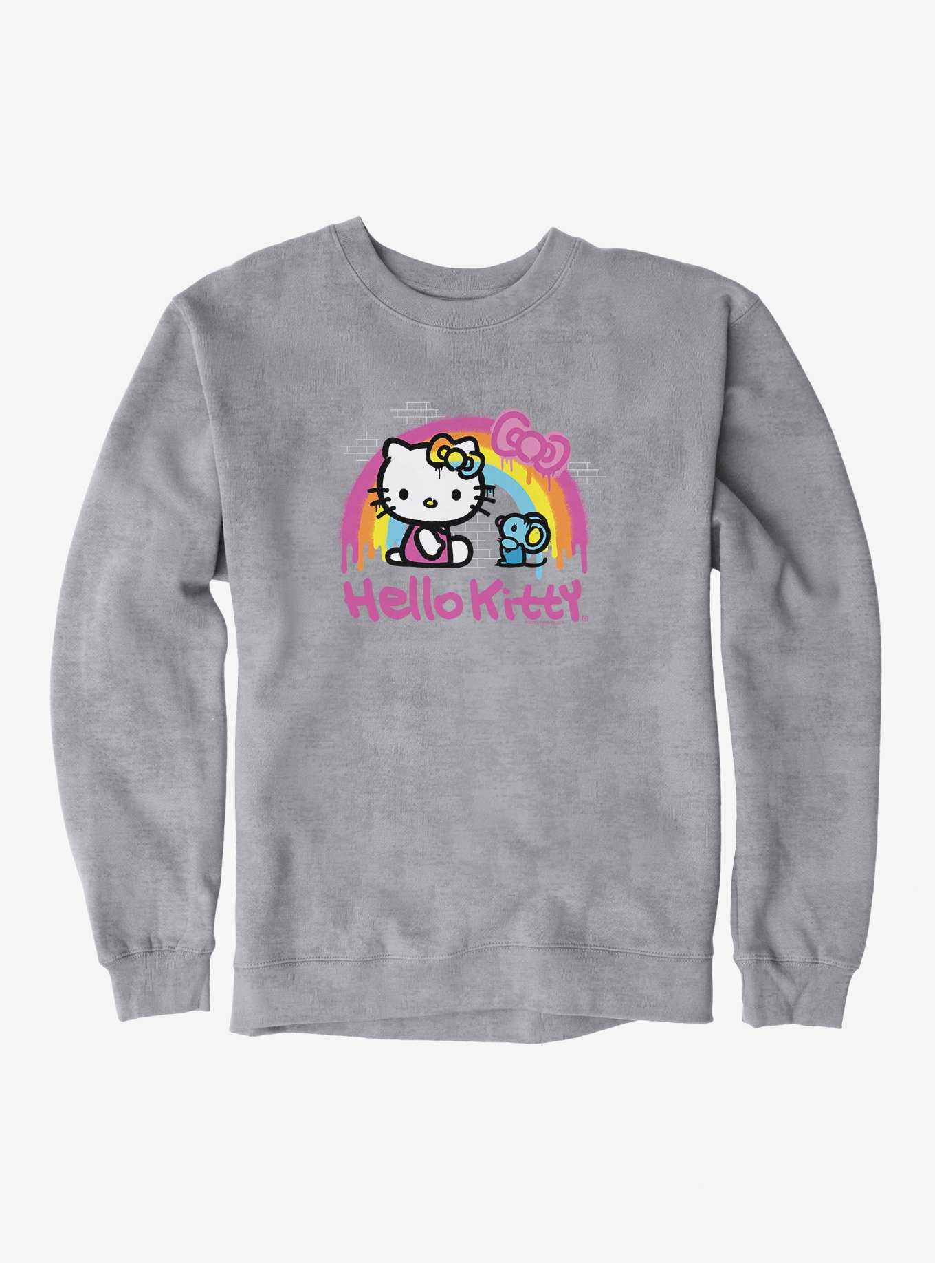 Hello Kitty Rainbow Graffiti Sweatshirt, , hi-res